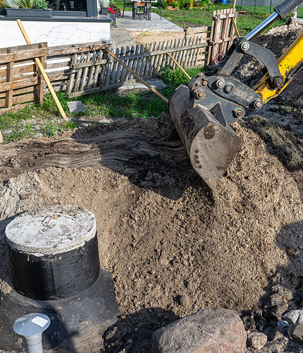 Excavating a Septic